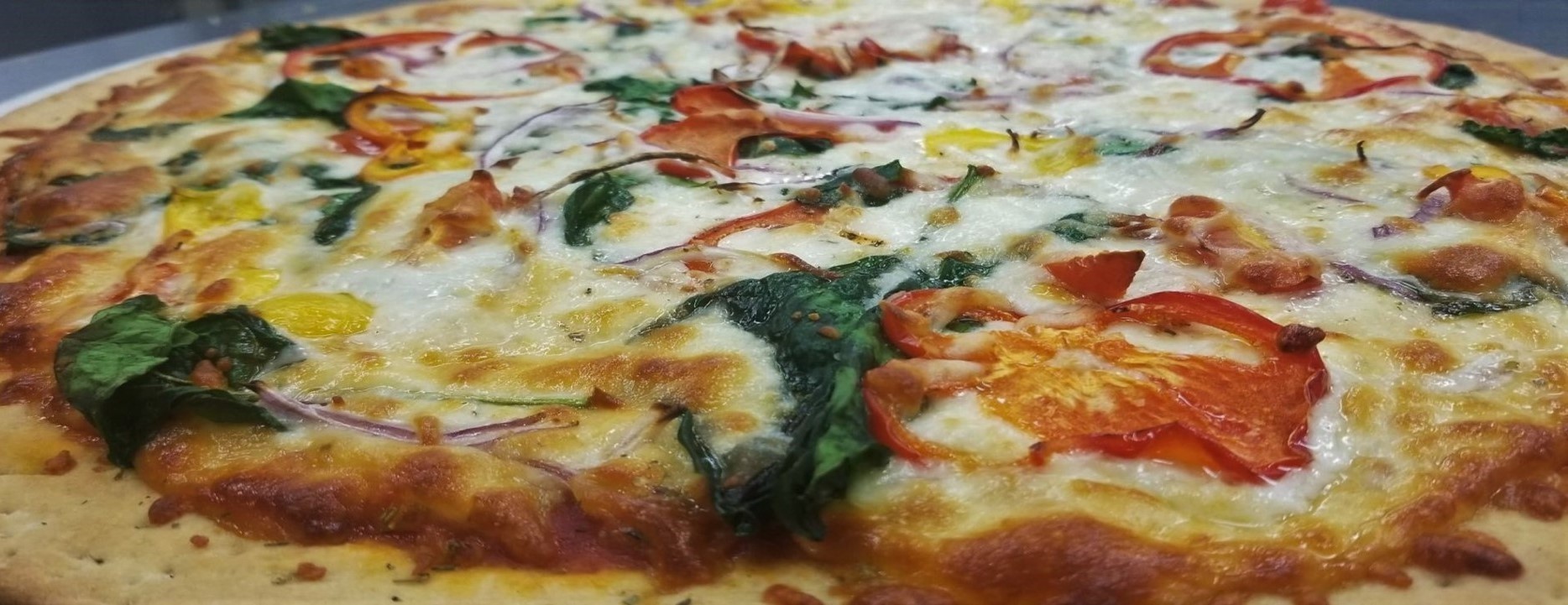 Spinach & Tomato Pizza
